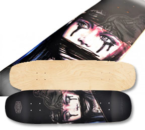 JUCKER HAWAII Skateboard Deck B.INKS