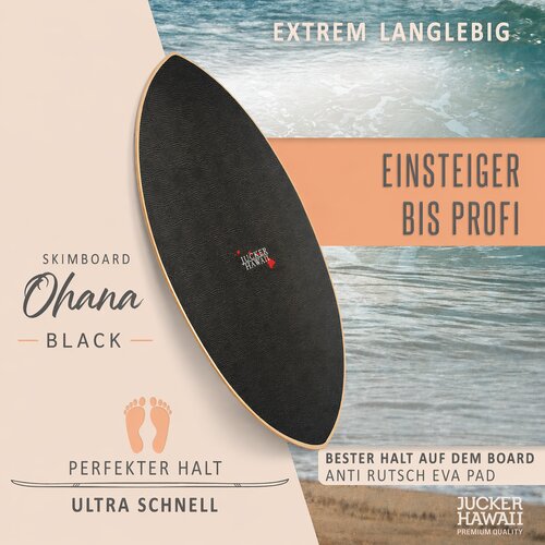 Skimboard OHANA BLACK Gebraucht A+