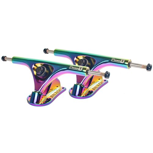 JUCKER HAWAII Longboard Achsen //  2er Set PRECISION ONE Neochrome