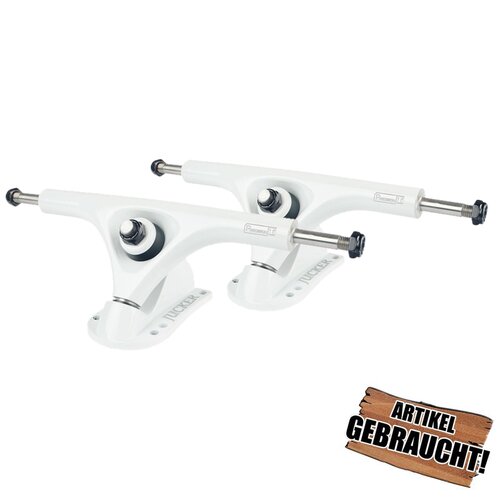Longboard Achsen Set PRECISION ONE Wei� Gebraucht A