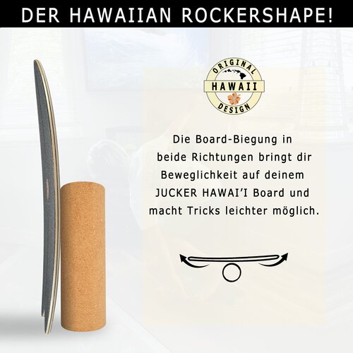 Balanceboard Ocean Rocker Black Gebraucht A+