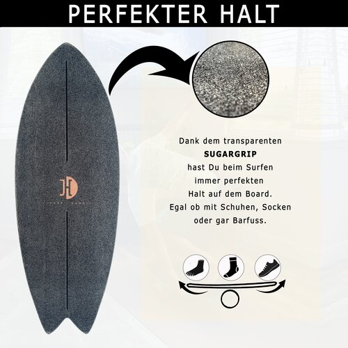 Balanceboard Ocean Rocker Black Gebraucht A+