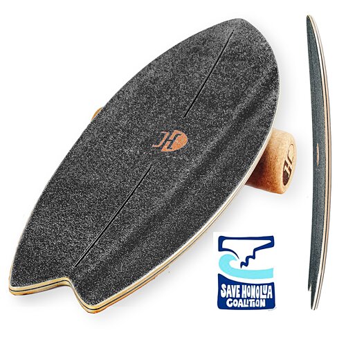 Balanceboard Ocean Rocker Black Gebraucht A