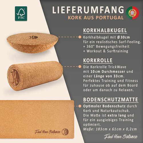 *Deal of the Year* Balance Board Set Ocean Rocker Blue*