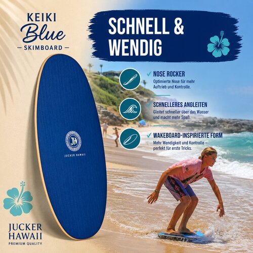 Skimboard KEIKI BLUE Gebraucht A+