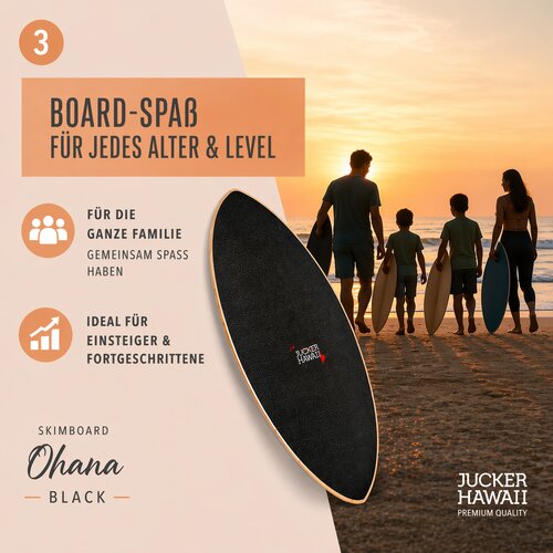 Skimboard OHANA BLACK Gebraucht A