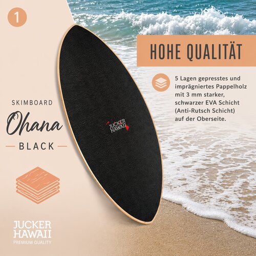 Skimboard OHANA BLACK Gebraucht A