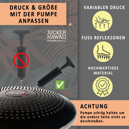 Balance Kissen inkl. Pumpe Gebraucht A +
