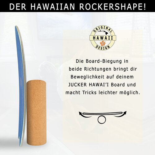Balanceboard Ocean Rocker Blue Gebraucht B