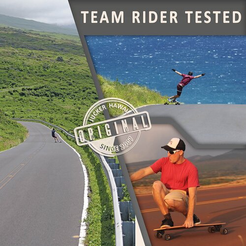 Longboard Rollen KAKU 69mm 78A CP52 inkl. Lager & Spacer (4er Set) Gebraucht A+