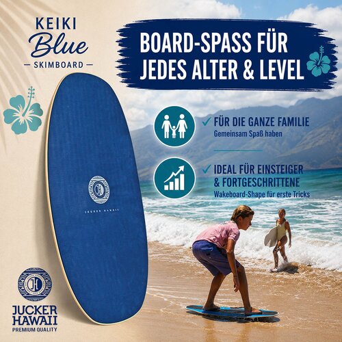 JUCKER HAWAII Skimboard KEIKI BLUE | HPL