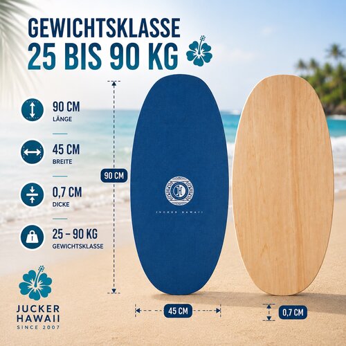 Skimboard KEIKI BLUE Gebraucht B