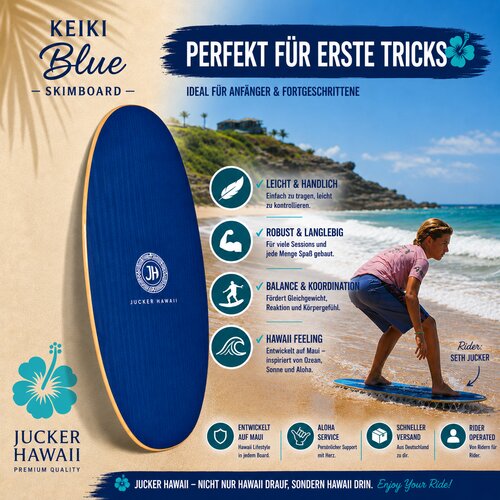 Skimboard KEIKI BLUE Gebraucht B
