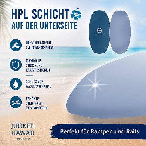 JUCKER HAWAII Skimboard KEIKI BLUE | HPL gebraucht A+