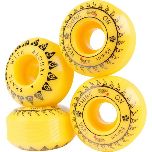 JUCKER HAWAII Skateboard Rollen SHINERS Wheels 52x32 102 A