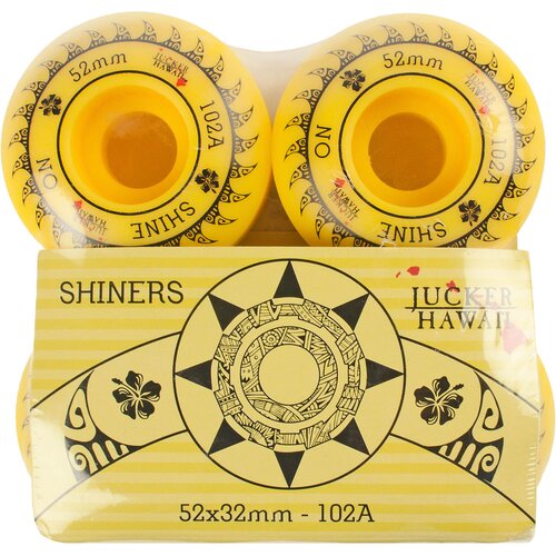 JUCKER HAWAII Skateboard Rollen SHINERS Wheels 52x32 102 A