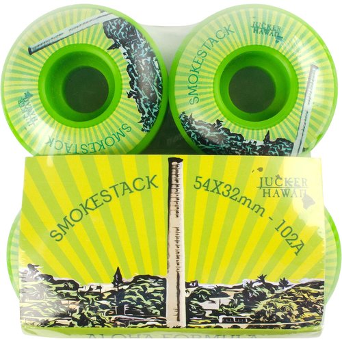 JUCKER HAWAII Skateboard Rollen SMOKESTACK Wheels 54x32 102 A