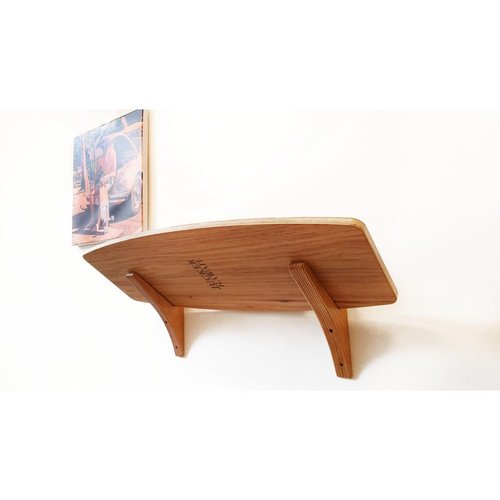 Longboard / Skateboard / Balanceboard / Snowboard / Wakeboard Wandhalterung Set WOOD