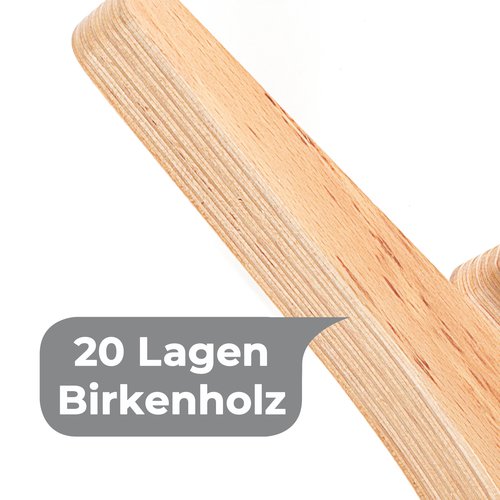 Longboard / Skateboard / Balanceboard / Snowboard / Wakeboard Wandhalterung Set WOOD