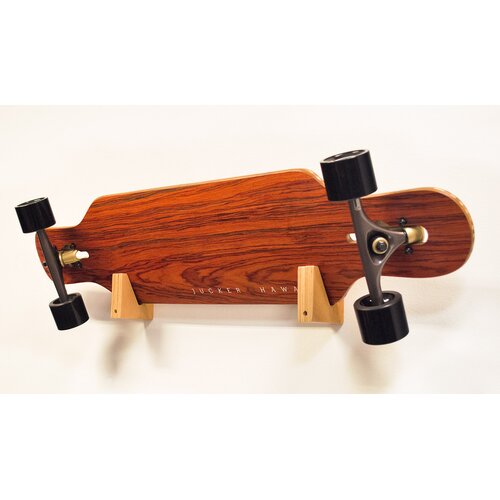JUCKER HAWAII Longboard / Skateboard / Balanceboard Wandhalterung Set WOOD BLOCK