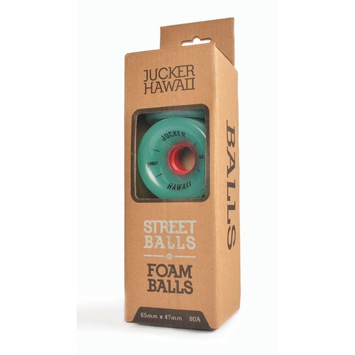 JUCKER HAWAII Longboard & Mini Cruiser Rollen FOAM BALLS 65mm 80A CP40 (4er) Green