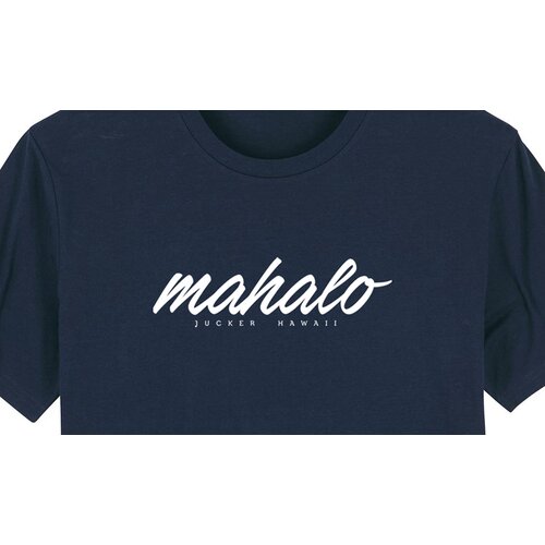 JUCKER HAWAII T-Shirt - MAHALO  Blue (French Navy )