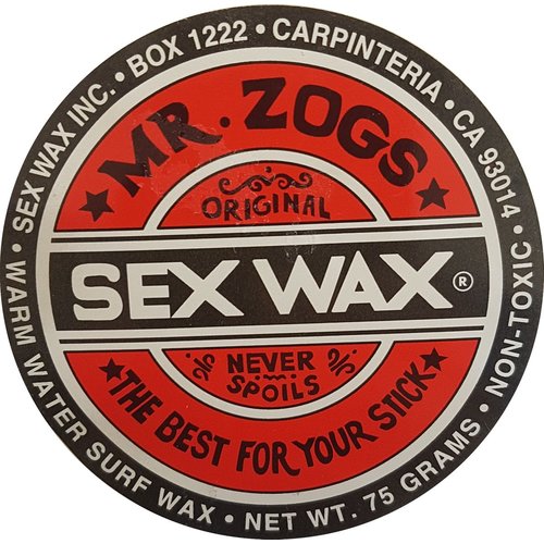Surf & Skimboard Wachs Mr. ZOGS Sex Wax Original Surf Wax Warm (18-26 °C)