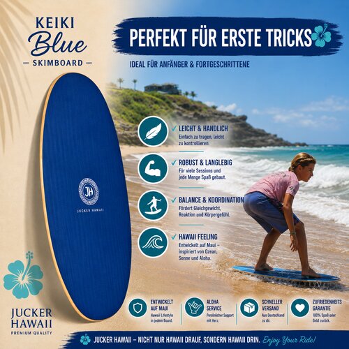 JUCKER HAWAII Skimboard KEIKI BLUE